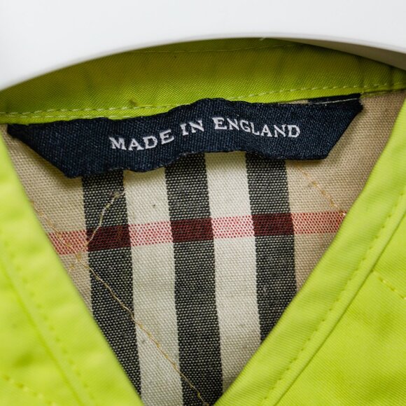 Burberry Neon Yellow Quilted Short Jacket - Picture 8 of 11